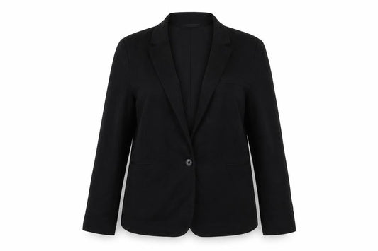 Marks & Spencer Womens Black Jacket Blazer Size 14 Button