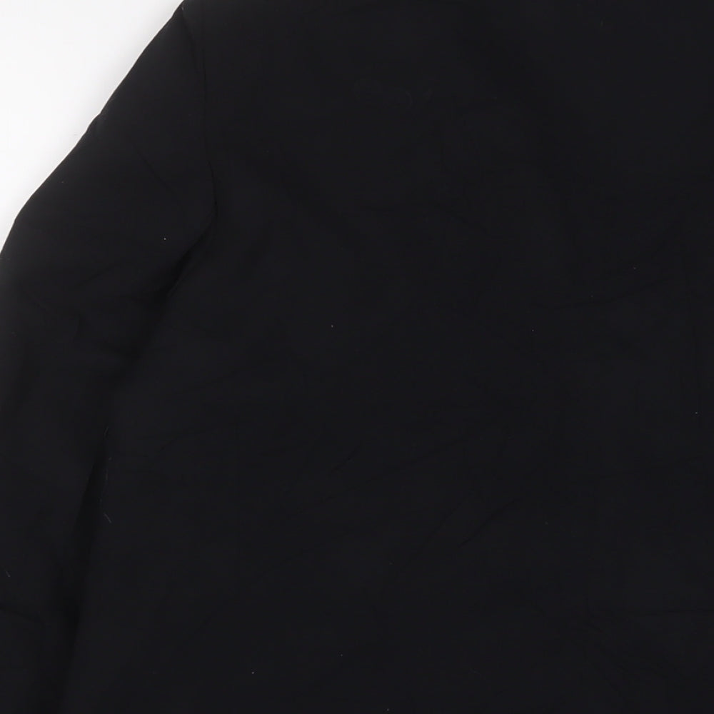 Marks and Spencer Womens Black Jacket Blazer Size 14 Button