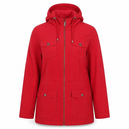 Marks & Spencer Womens Red Jacket Size 10 Zip