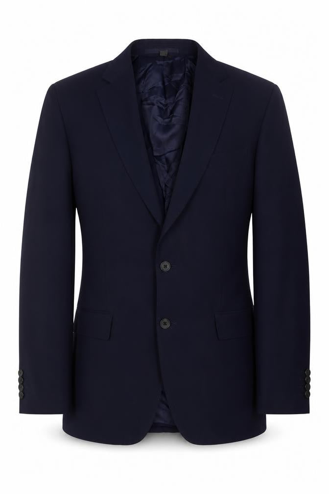 Marks & Spencer Mens Blue Wool Jacket Suit Jacket Size 40 Regular