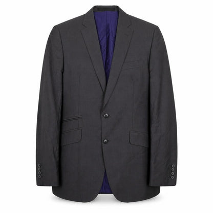 Front view of Autograph men’s grey polyester jacket suit jacket, size 44, regular