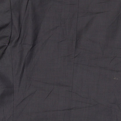 Brand and care label for Autograph men’s grey polyester jacket suit jacket, size 44, regular