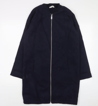Editions Womens Blue Jacket Size 6 Zip
