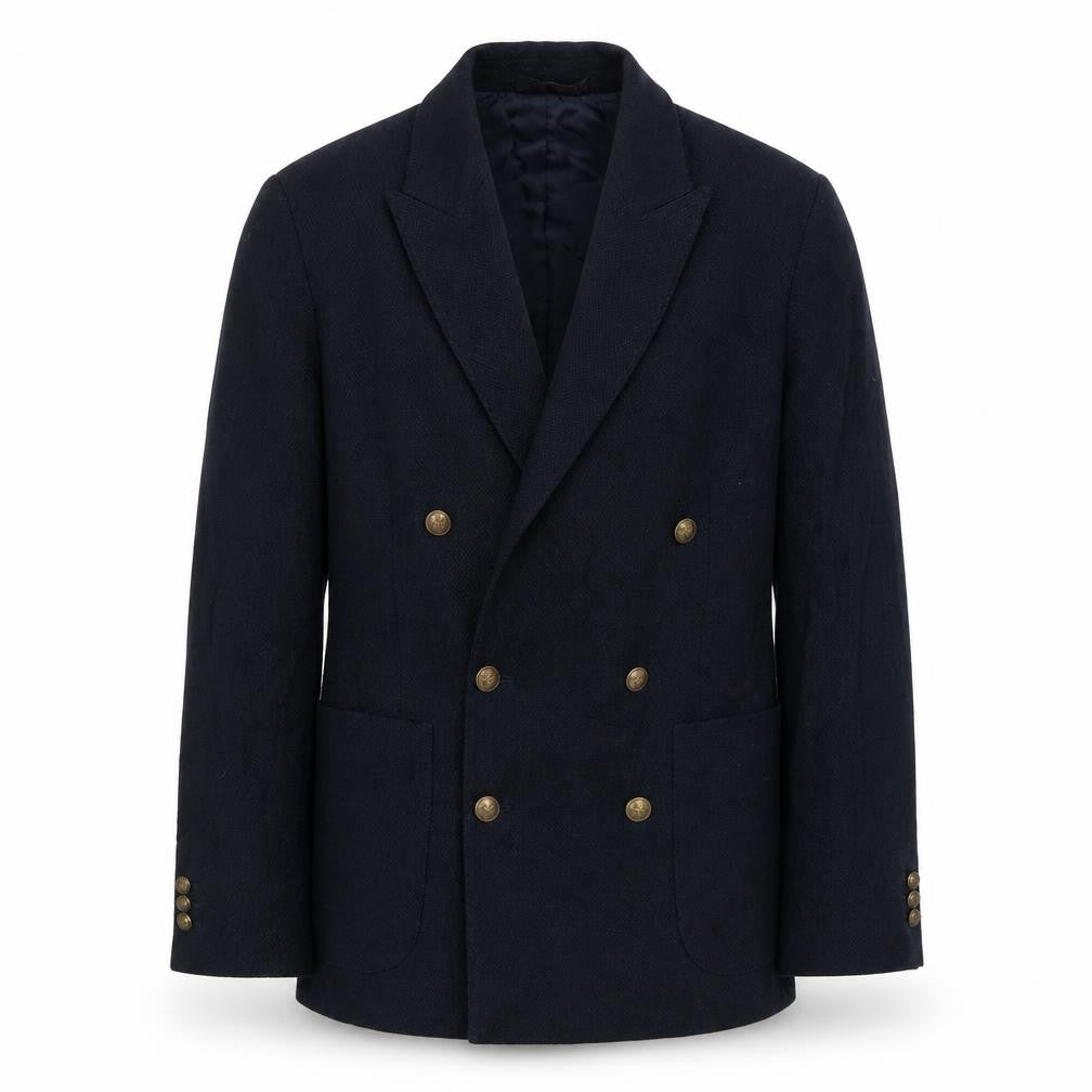 Zara Mens Blue Polyester Jacket Suit Jacket Size 36 Regular
