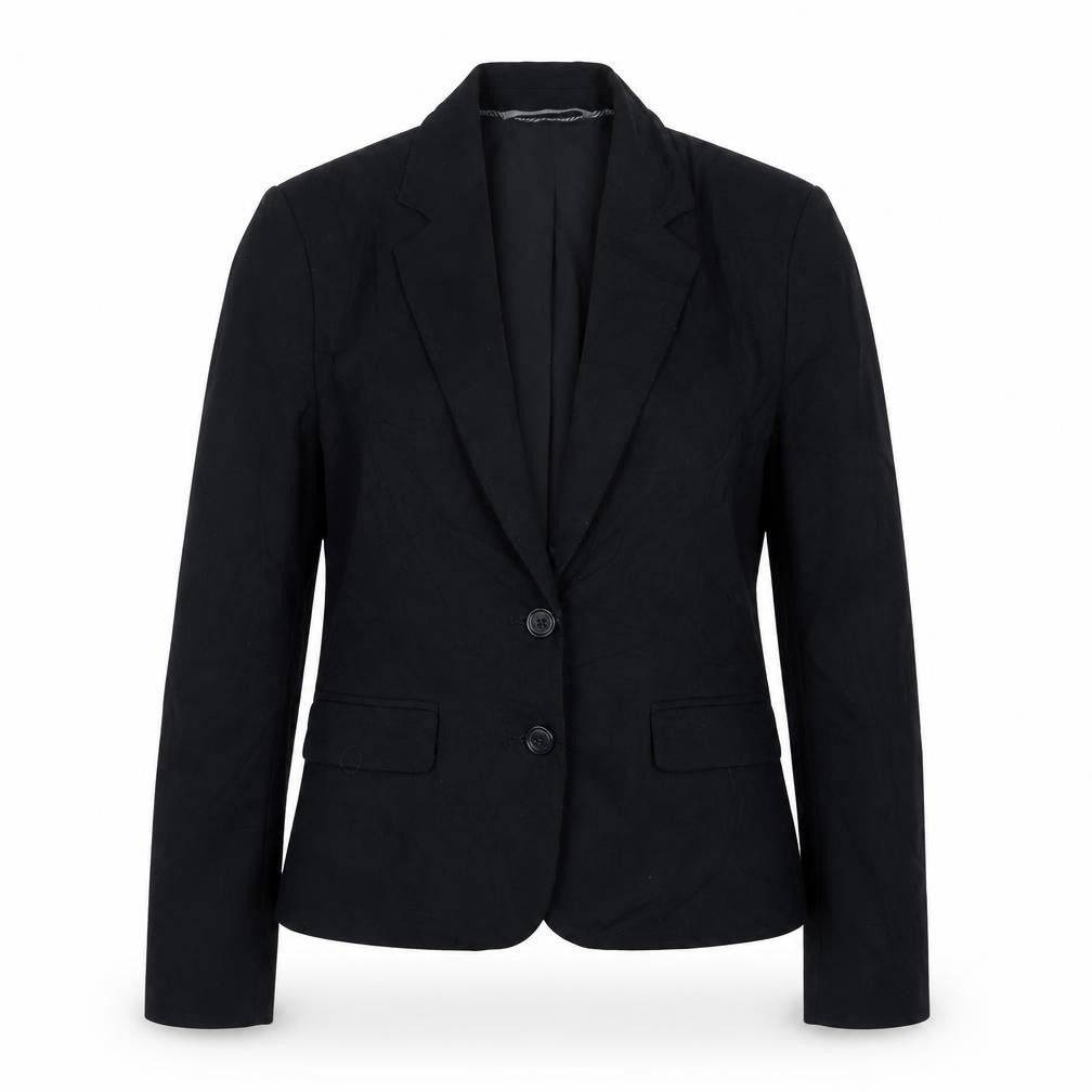Marks & Spencer Womens Black Jacket Blazer Size 12 Button