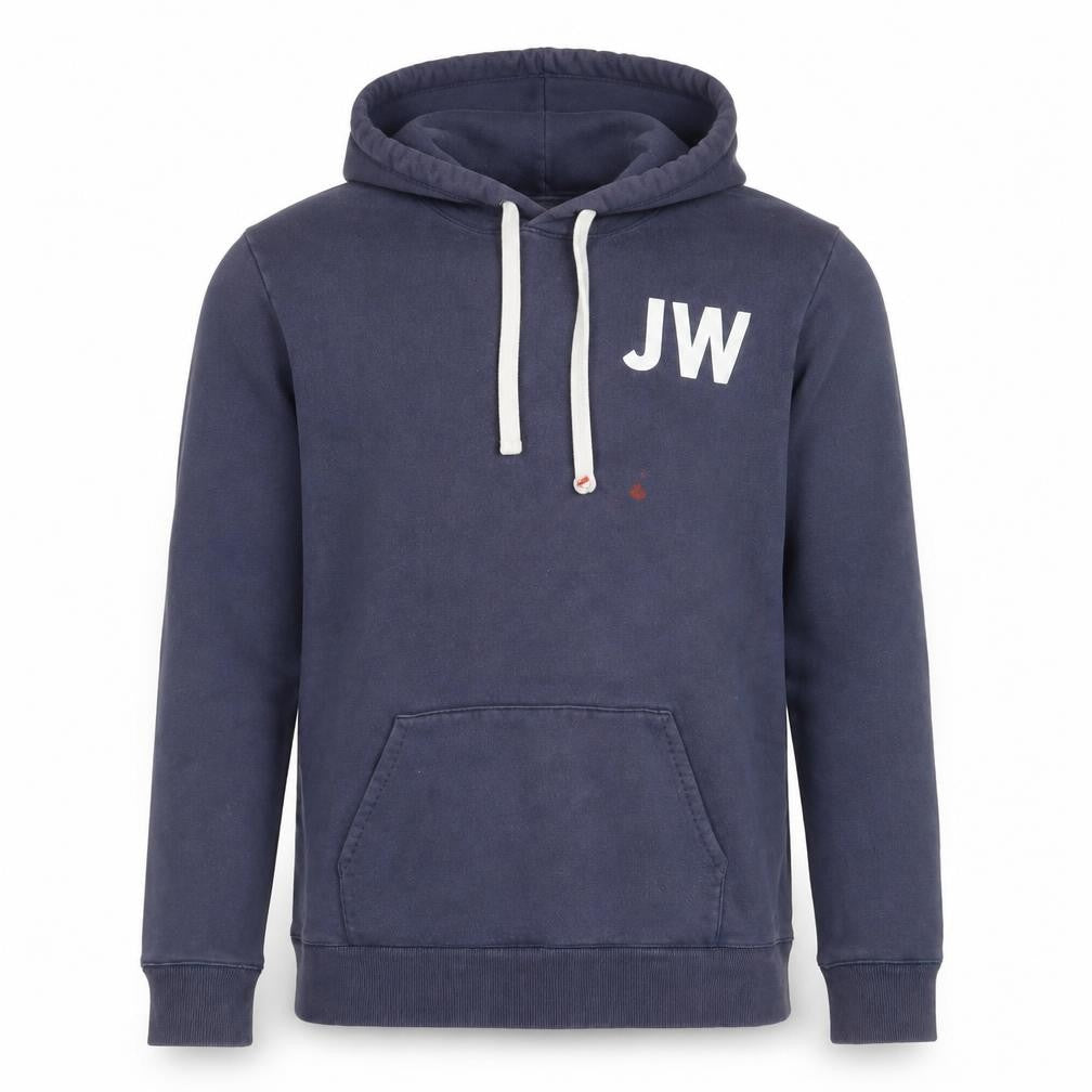 Jack Wills Mens Blue Cotton Pullover Hoodie Size M