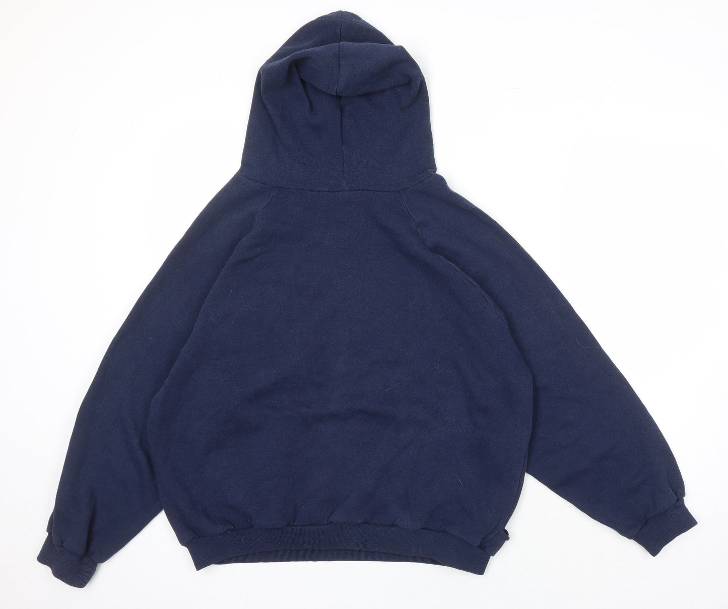 JSW Womens Blue Polyester Pullover Hoodie Size L