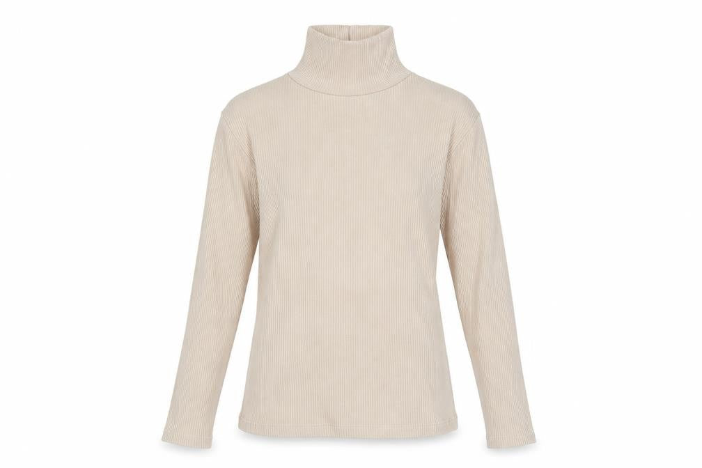 H&M Womens Pink High Neck Cotton Pullover Jumper Size M