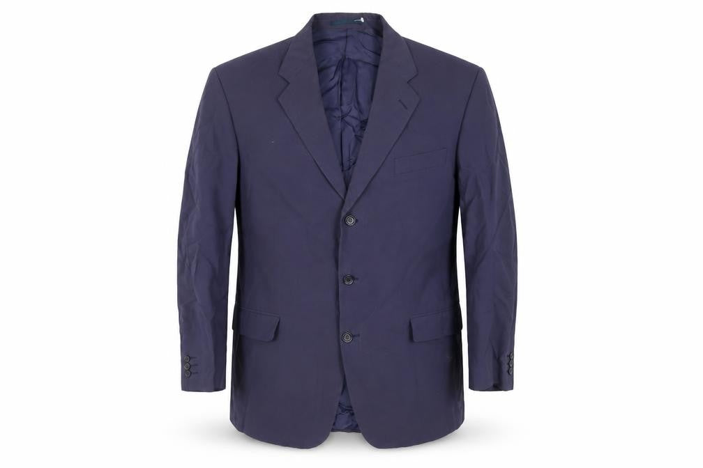 Maitland Mens Blue Polyester Jacket Suit Jacket Size 44 Regular