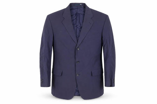Maitland Mens Blue Polyester Jacket Suit Jacket Size 44 Regular