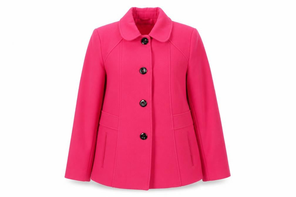 BHS Womens Pink Jacket Size 14 Button