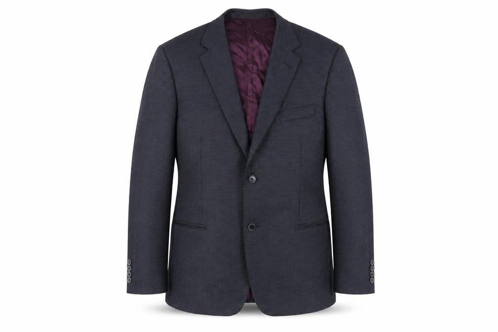 Marks & Spencer Mens Blue Wool Jacket Blazer Size 44 Regular