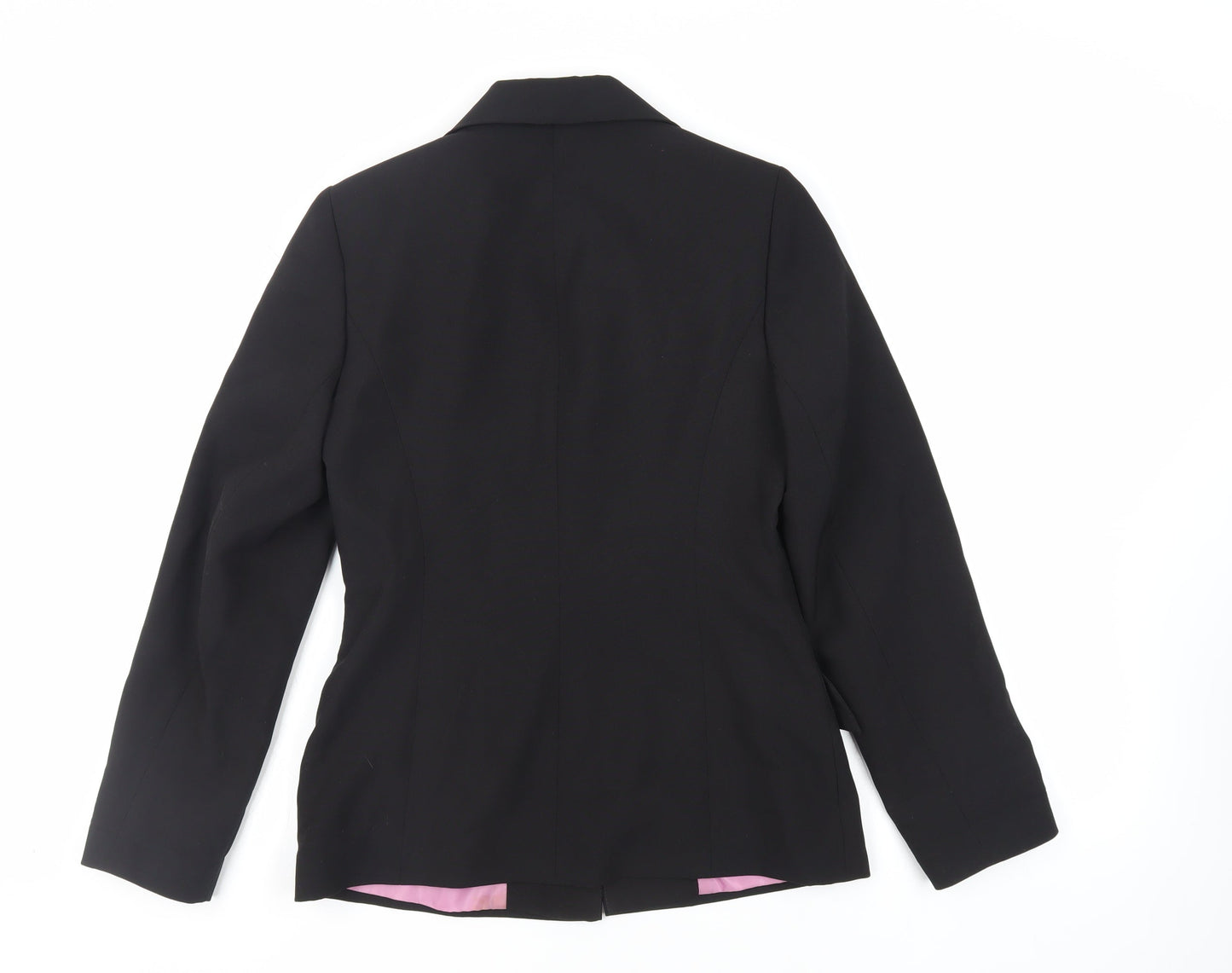 NL Collection Womens Black Jacket Blazer Size 10 Button