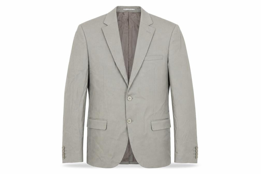 boohooMAN Mens Green Cotton Jacket Blazer Size 42 Regular