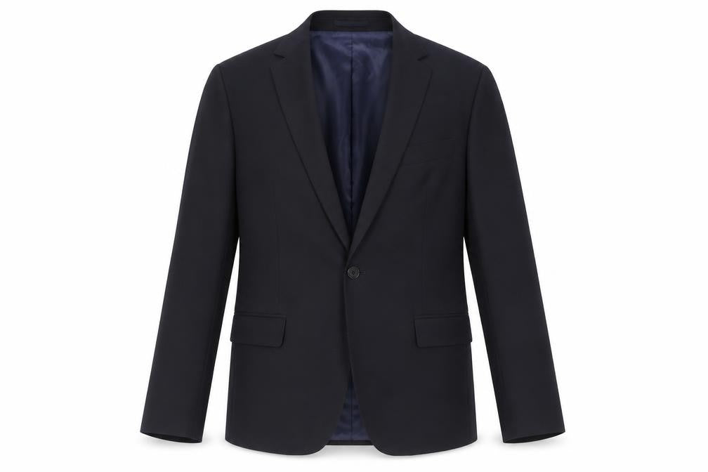 ASOS Mens Blue Polyester Jacket Suit Jacket Size 42 Regular