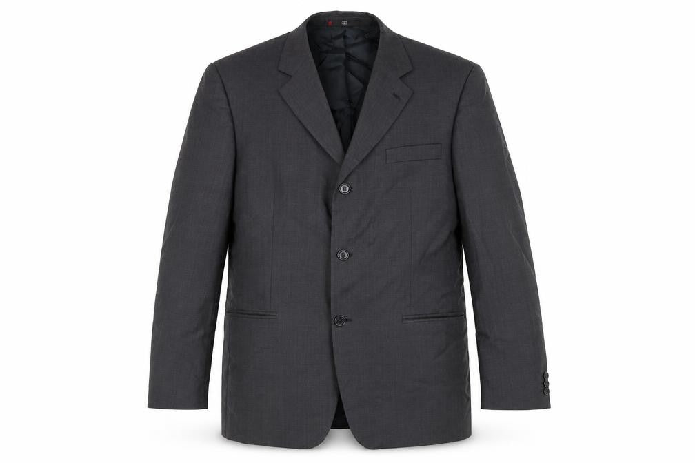 Ciro Citterio Mens Grey Polyester Jacket Suit Jacket Size 42 Regular