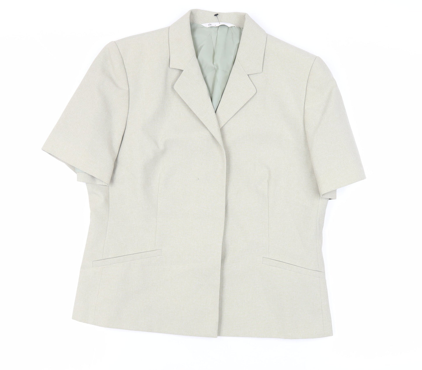 BHS Womens Green Jacket Blazer Size 16 Button