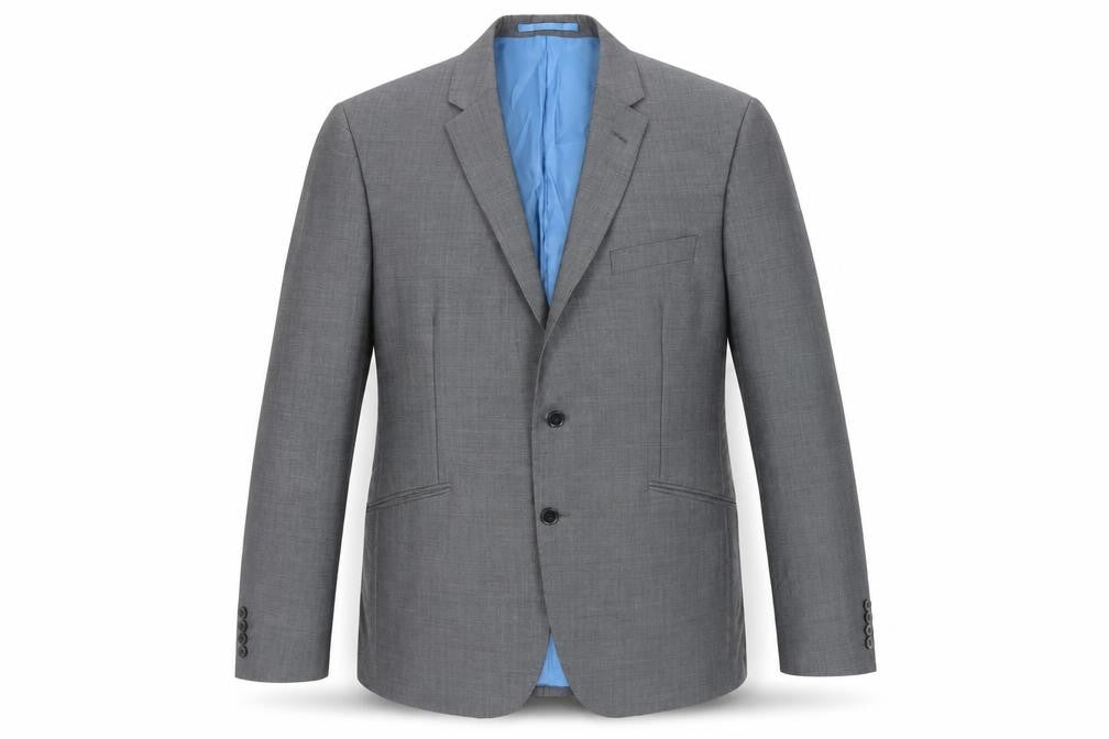 Autograph Mens Grey Wool Jacket Suit Jacket Size 44 Regular