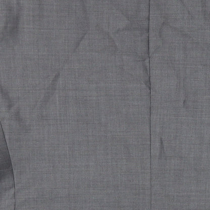 Brand and care label for Autograph men’s grey wool jacket suit jacket, size 44, regular