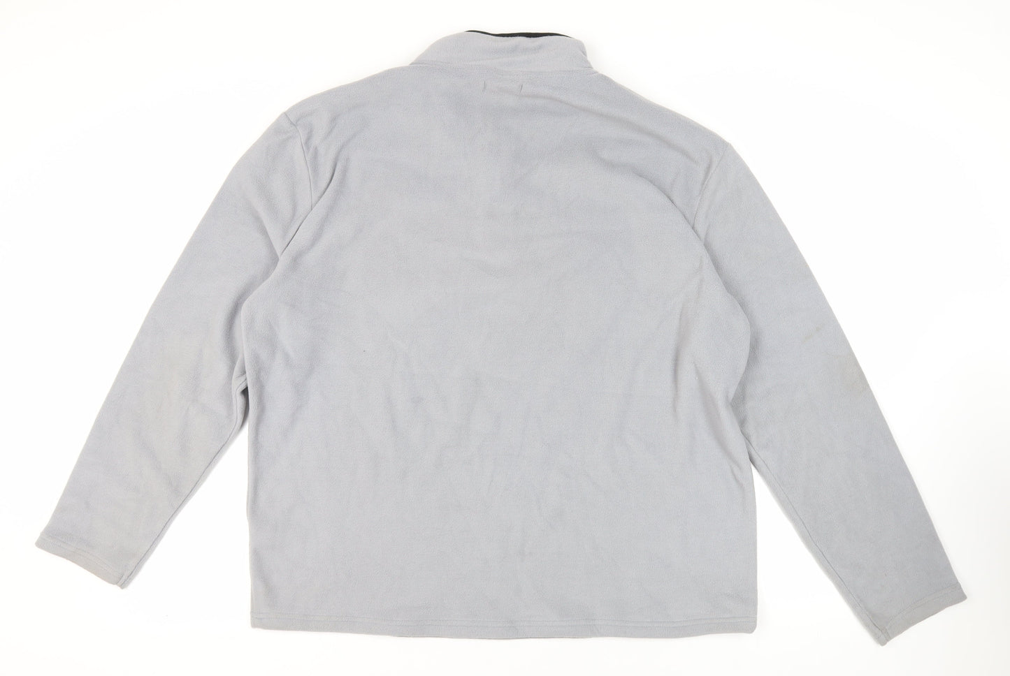 Atlas for Men Mens Grey Polyester Pullover Sweatshirt Size 2XL - Logo