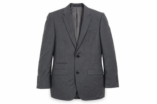 Dom Bagnato Mens Grey Wool Jacket Suit Jacket Size 36 Regular