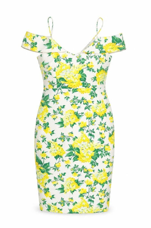 Oasis Womens Multicoloured Floral Polyester Bodycon Size 10 V-Neck Zip