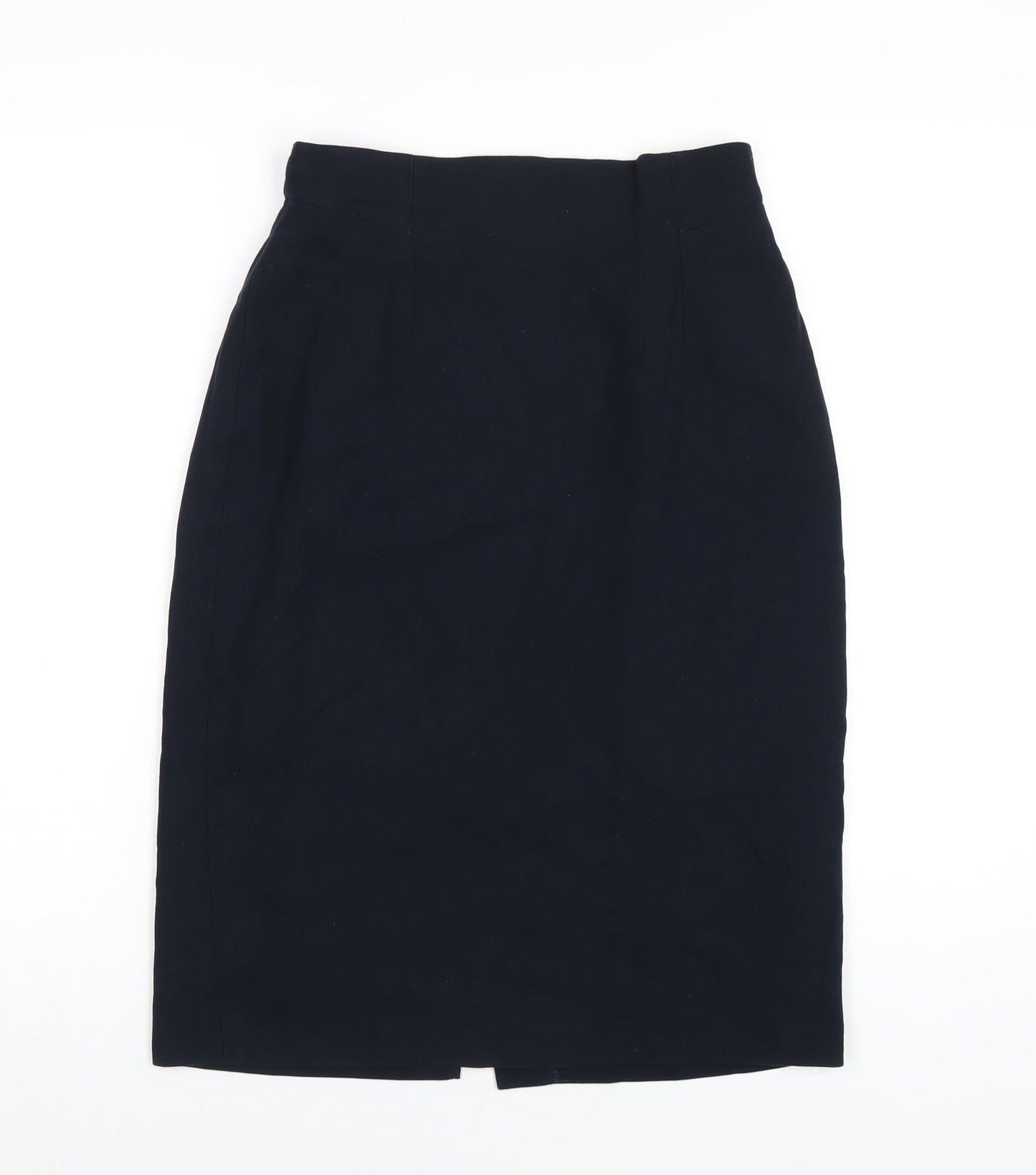 Richards Womens Blue Polyester Straight & Pencil Skirt Size 12 Zip