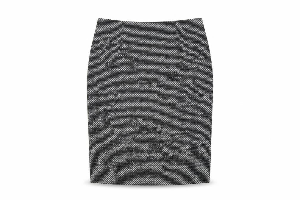Kasper Womens Black Polyester Straight & Pencil Skirt Size 10 Zip