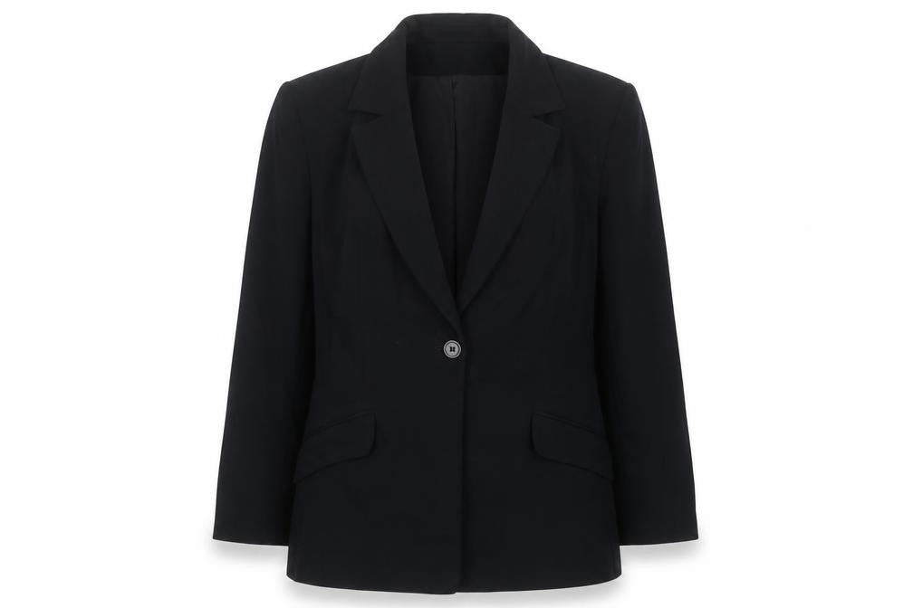 Principles Womens Blue Jacket Blazer Size 12 Button