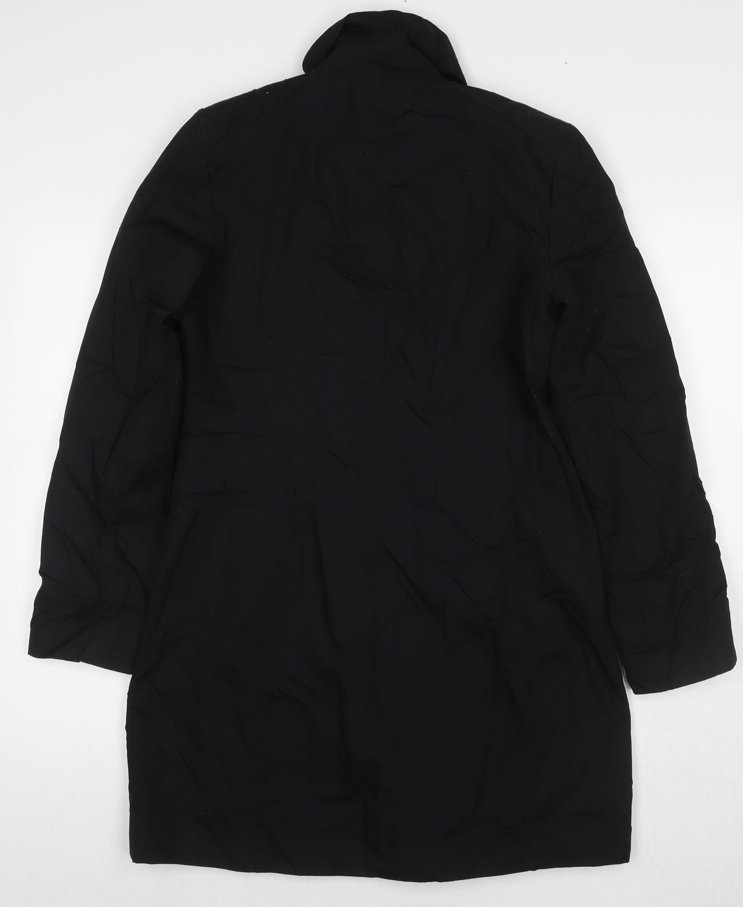 Florence+Fred Womens Black Overcoat Coat Size 12 Button