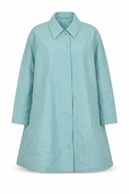 St Michael Womens Blue Overcoat Coat Size 12 Button