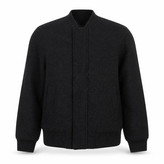 Zara Mens Grey Bomber Jacket Coat Size S Zip
