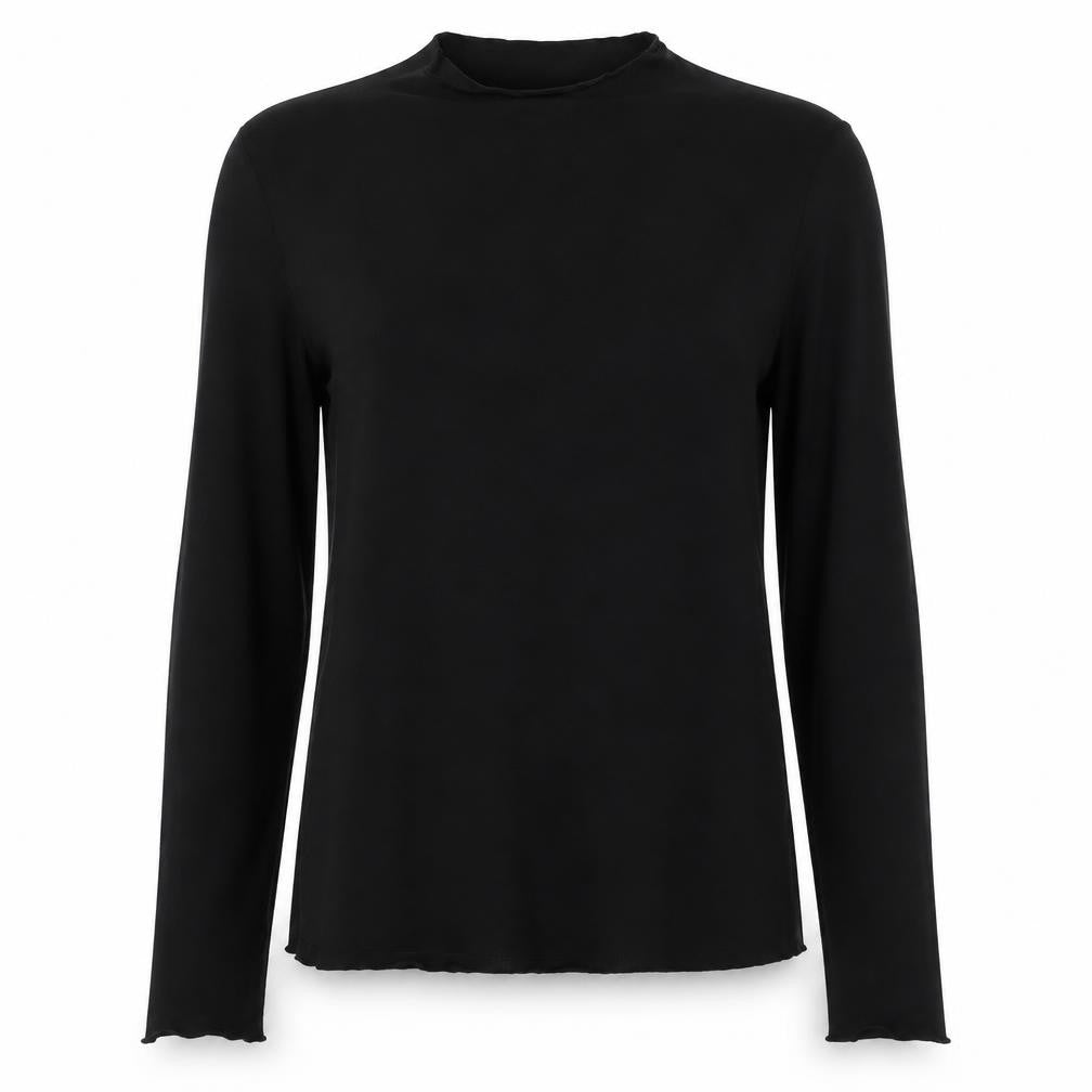 Stradivarius Womens Black Round Neck Polyester Pullover Jumper Size M