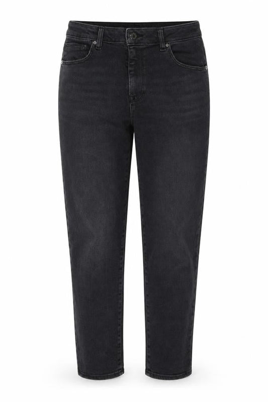 George Womens Grey Cotton Straight Jeans Size 12 L27 in Regular Zip