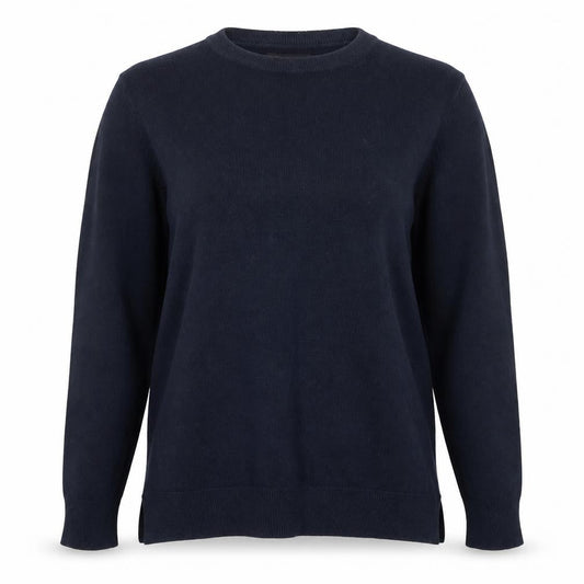 Marks & Spencer Womens Blue Round Neck Acrylic Pullover Jumper Size 10