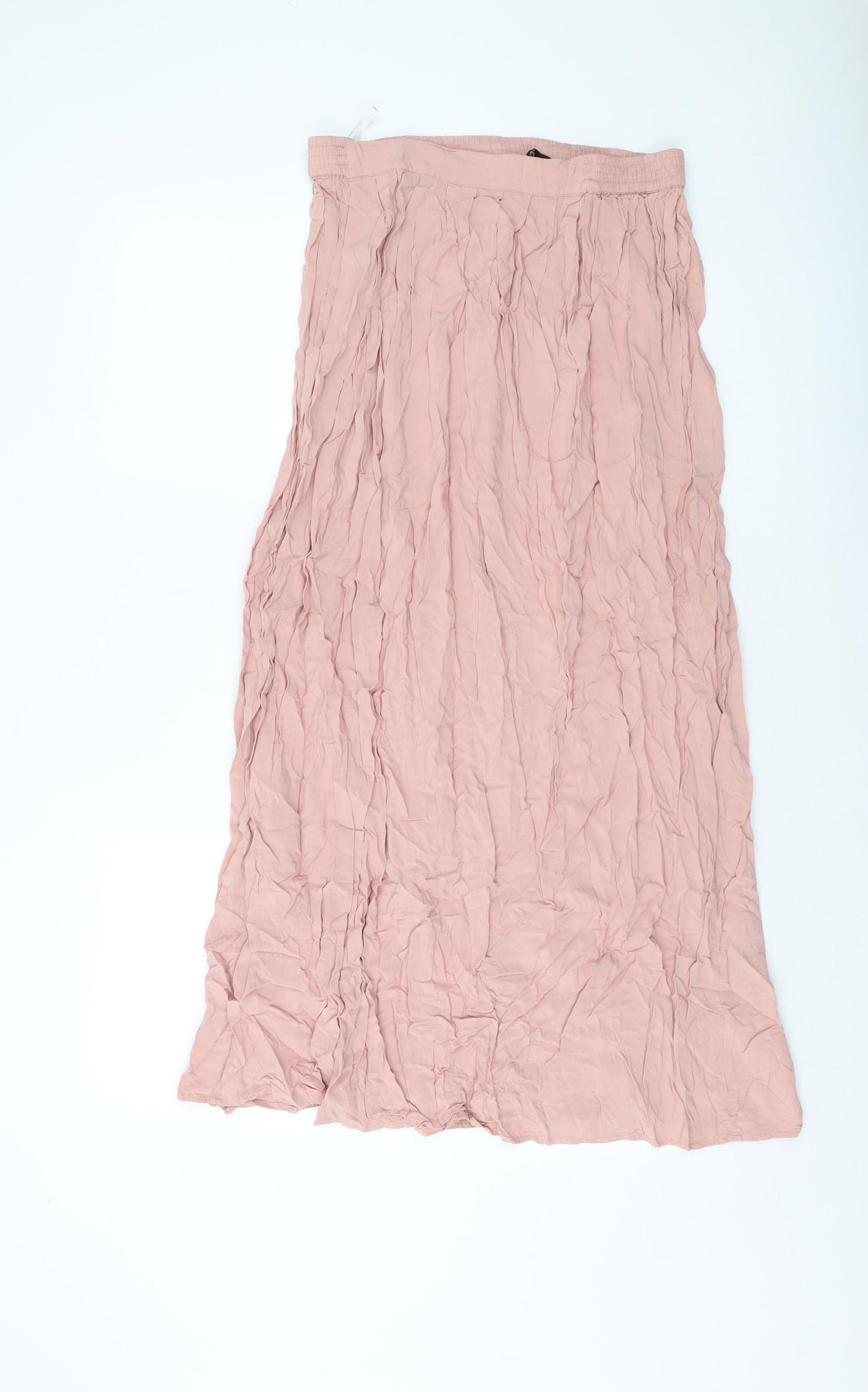 New Look Womens Pink Viscose A-Line Skirt Size 12