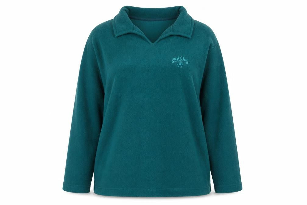 Bonmarché Womens Blue Polyester Pullover Sweatshirt Size M Pullover - Logo