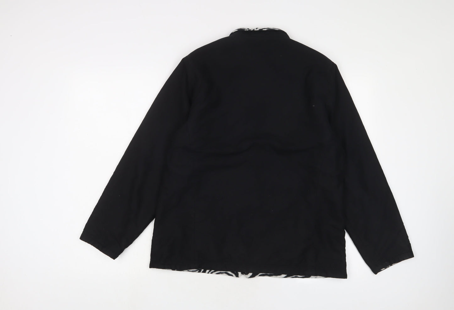 DASH Womens Black Jacket Size 12 Zip