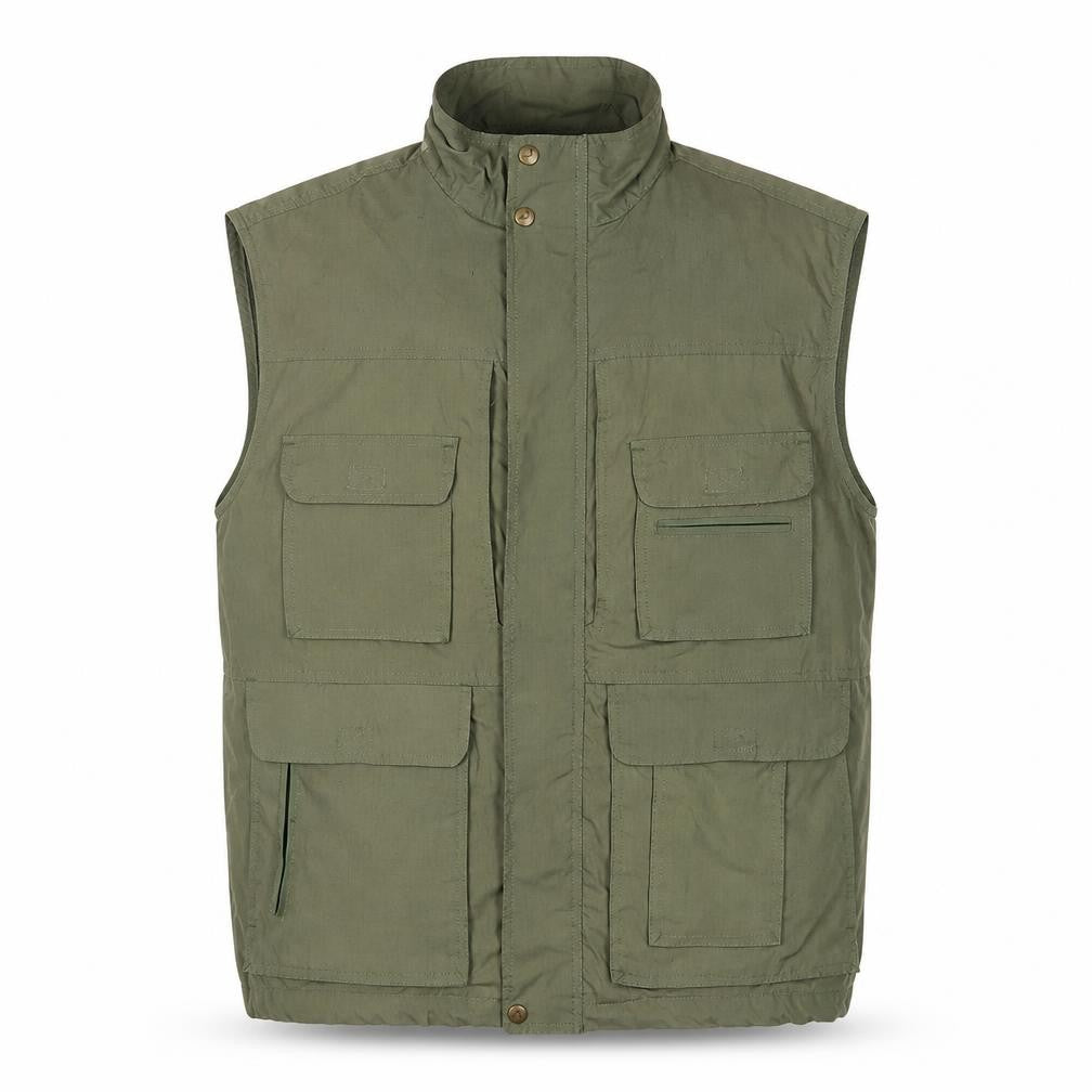PG Field Heritage Mens Green Gilet Jacket Size M Zip