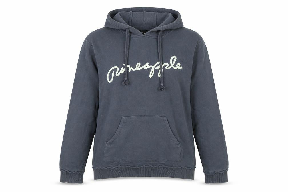 Pineapple Womens Grey Cotton Pullover Hoodie Size S - Pineapple