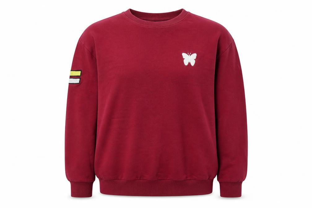 Good For Nothing Womens Red Cotton Pullover Sweatshirt Size S - Good for Nothing