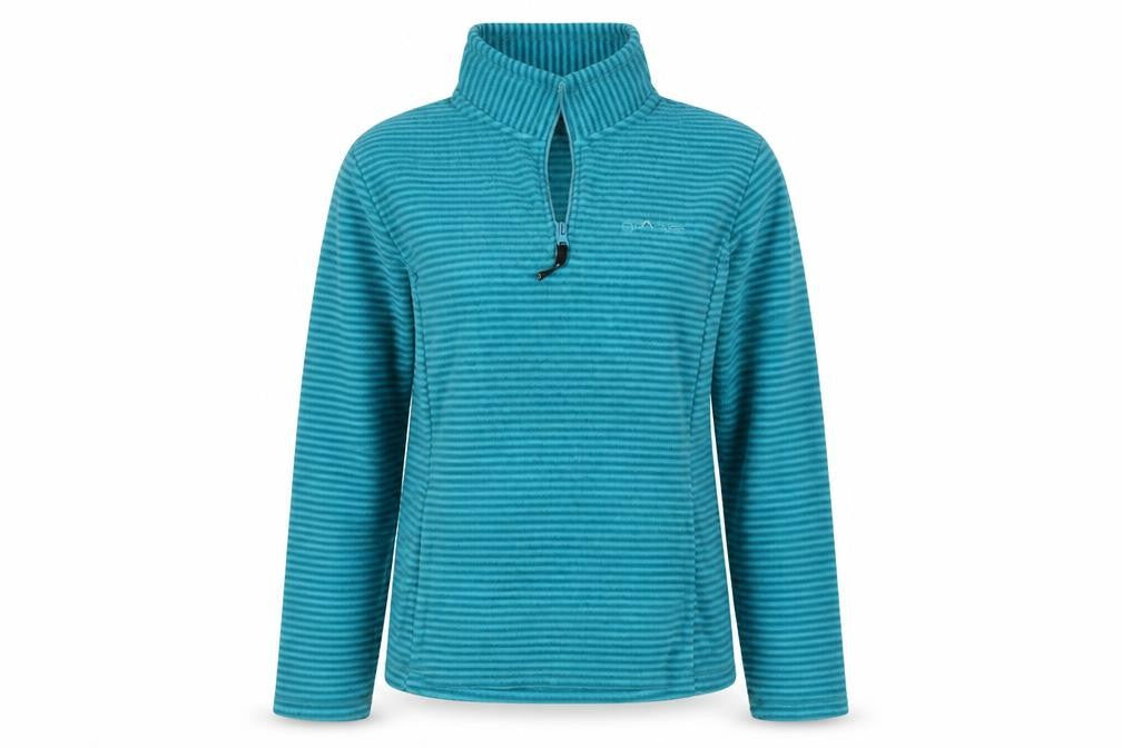 granite Womens Blue Mock Neck Polyester Pullover Jumper Size 12