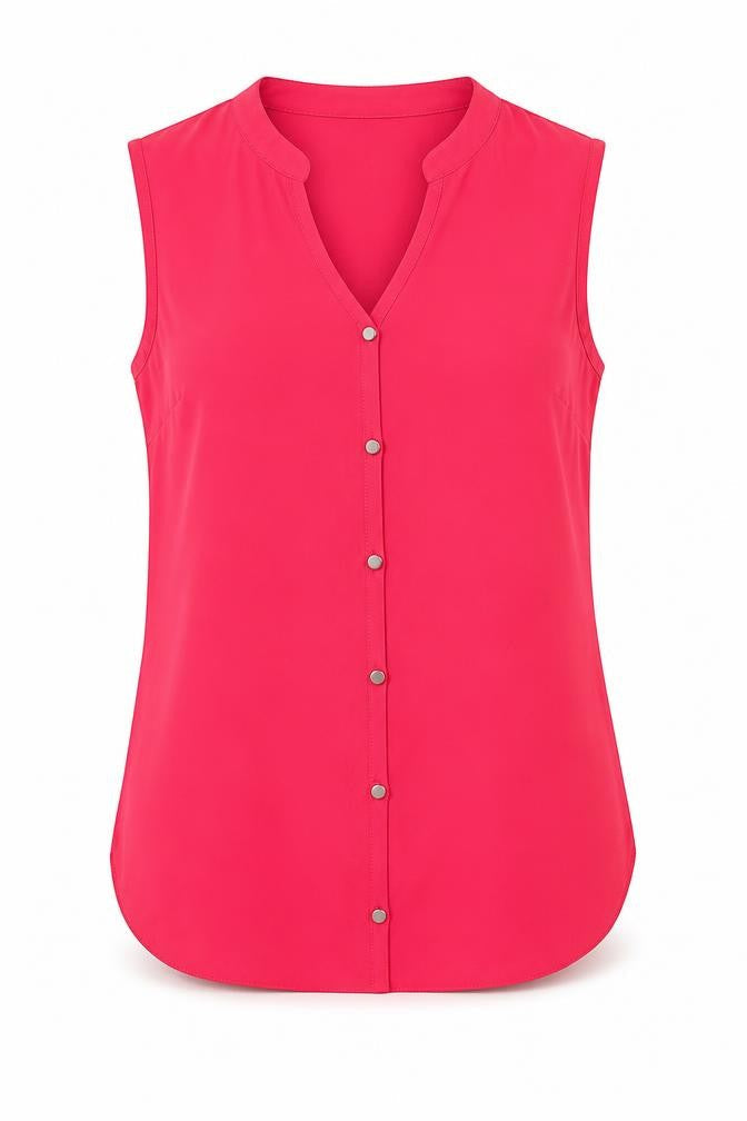Dorothy Perkins Women's Red Sleeveless Blouse Size 12