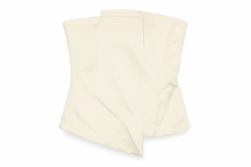 Zara Womens White Polyester Basic T-Shirt Size M Off the Shoulder