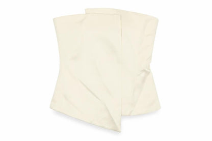 Zara Womens White Polyester Basic T-Shirt Size M Off the Shoulder