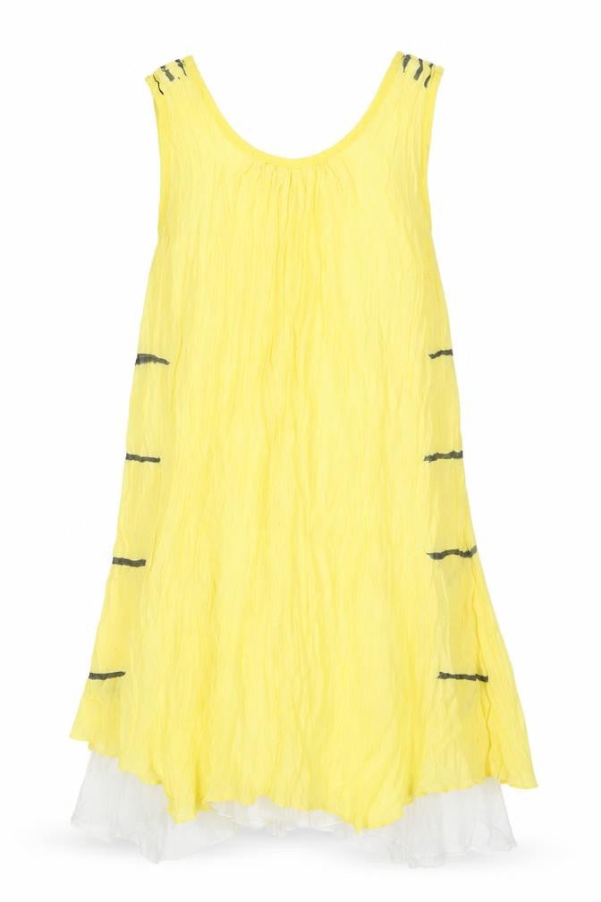 Autonomy Womens Yellow Viscose Basic T-Shirt Size 16 Round Neck