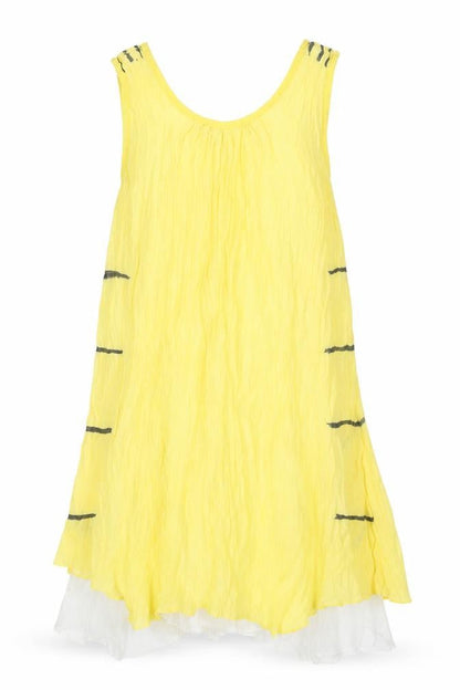 Autonomy Womens Yellow Viscose Basic T-Shirt Size 16 Round Neck