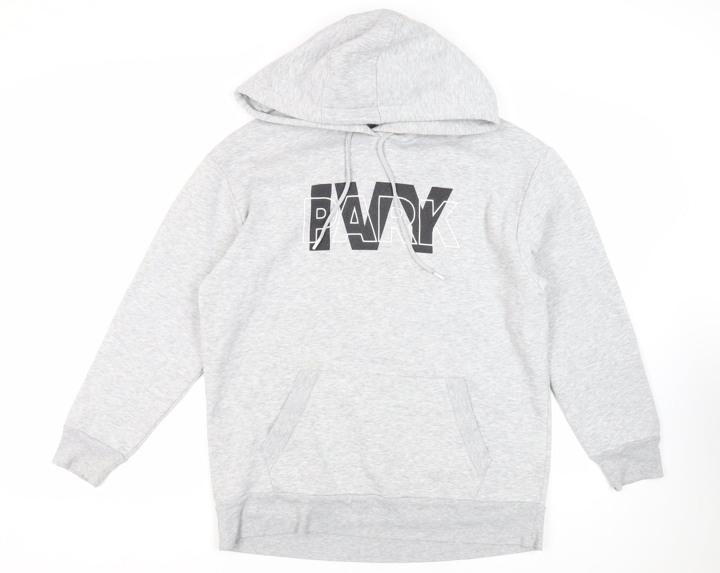 IVY PARK Mens Grey Polyester Pullover Hoodie Size M - Logo