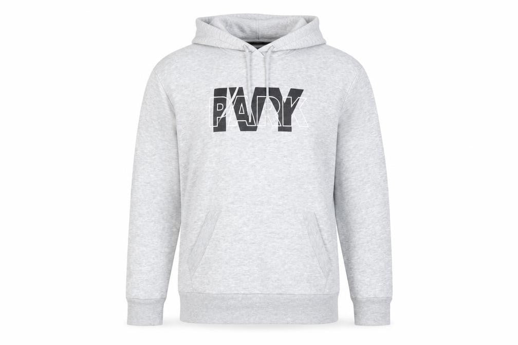 IVY PARK Mens Grey Polyester Pullover Hoodie Size M - Logo