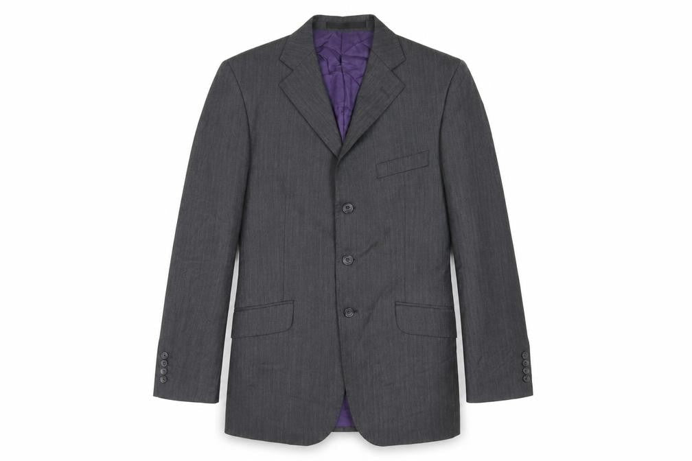 Marks & Spencer Mens Grey Wool Jacket Suit Jacket Size 38 Regular